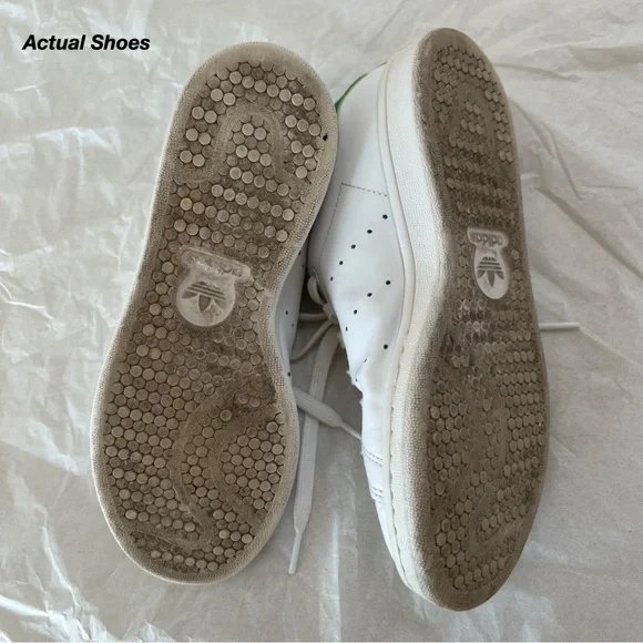 GUC: ADIDAS STAN SMITH SNEAKER IN WHITE AND FAIRWAY GREEN (5.5) - Picture 14 of 14